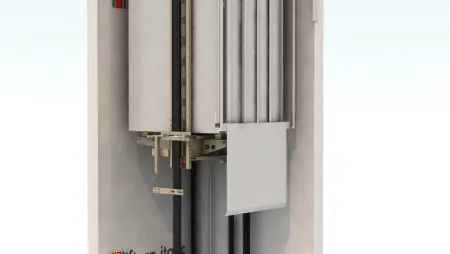 Animation de l'installation de l'ascenseur