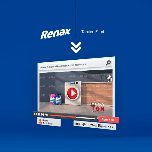 Renax Modèle 3D et Film Commercial d'Animation