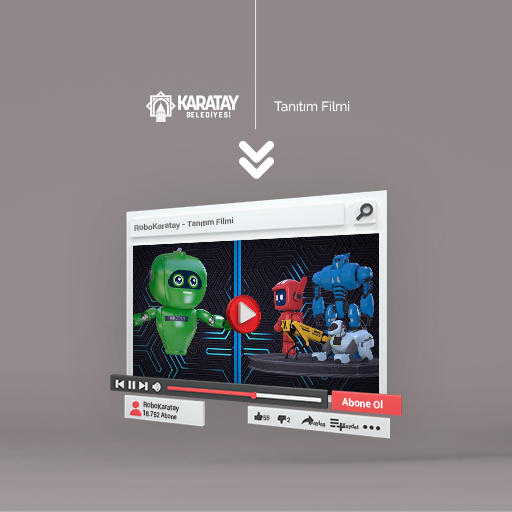 RoboKaratay - Modèle 3D et film publicitaire d'animation